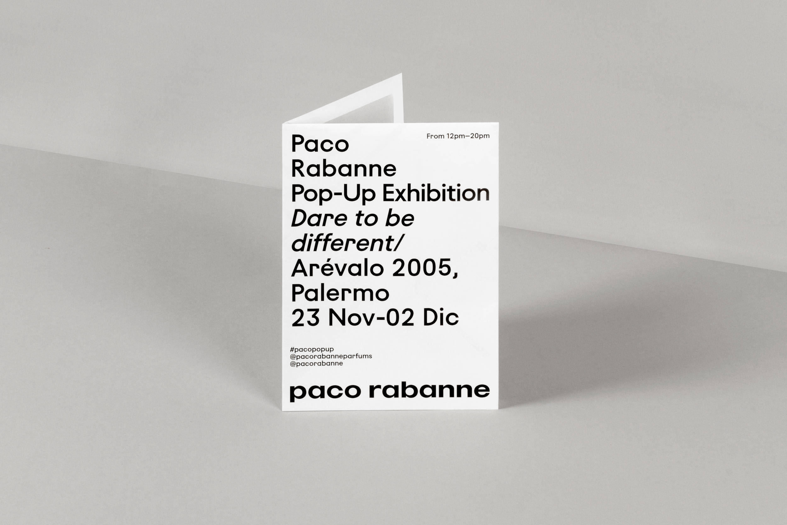 Diseño gráfico Paco Rabanne Noreste estudio