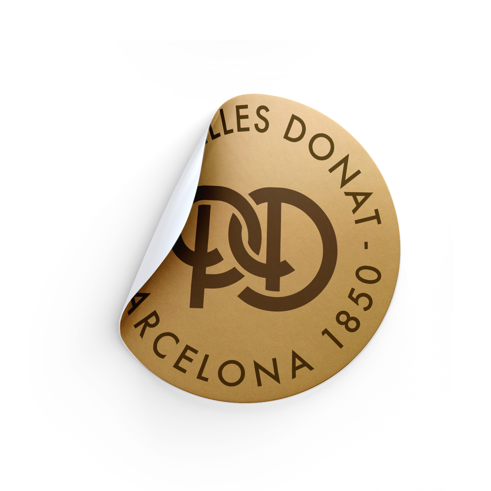 Planelles Donat sticker logotype