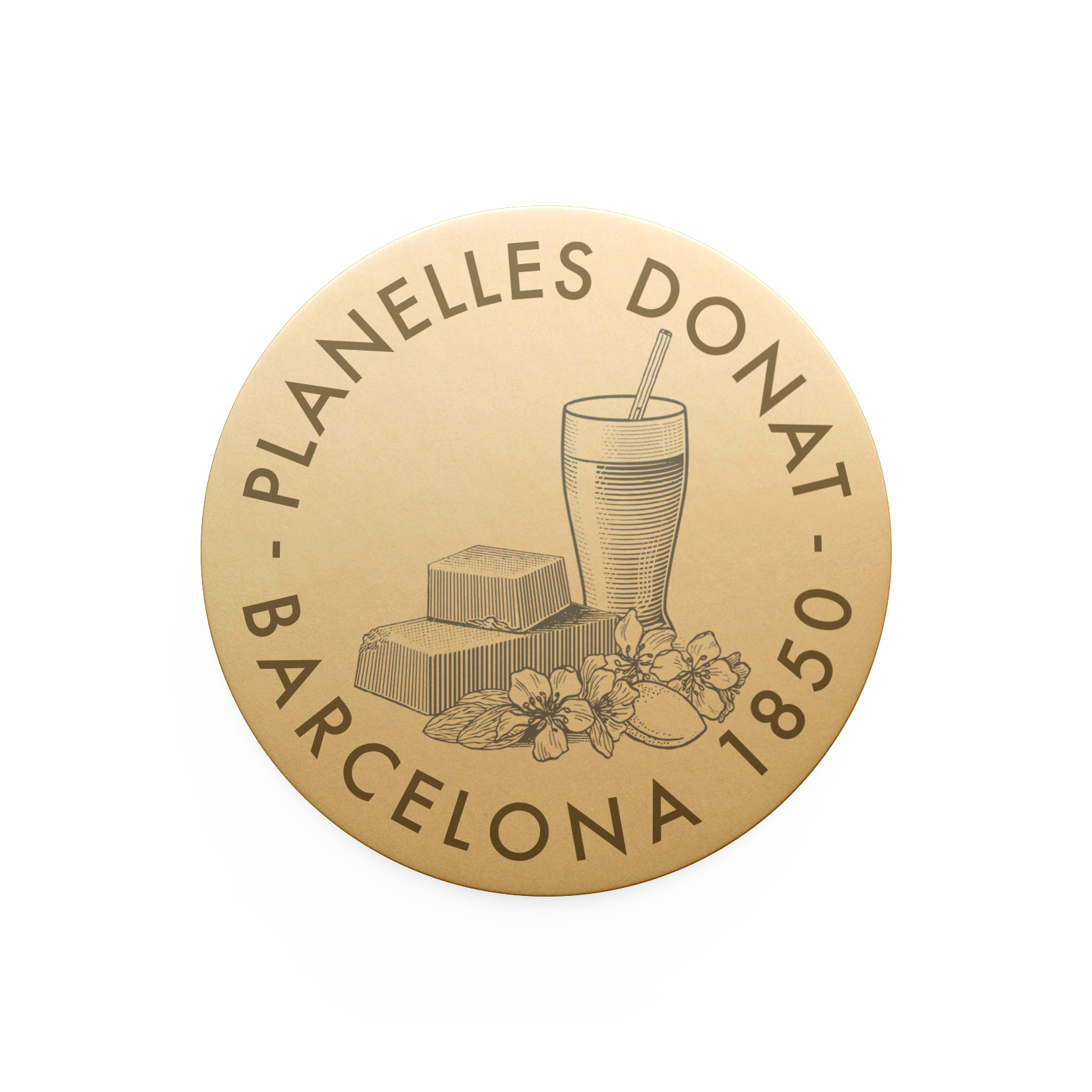 Planelles Donat sticker identity