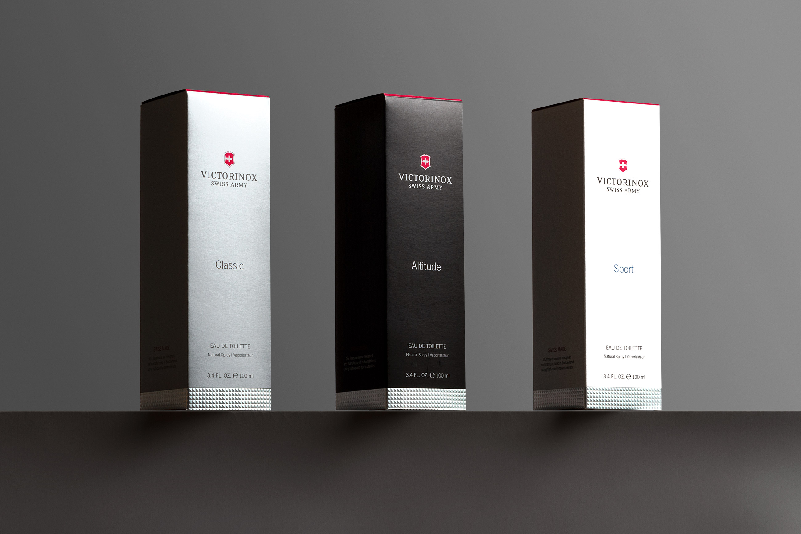 Victorinox fragrance packaging