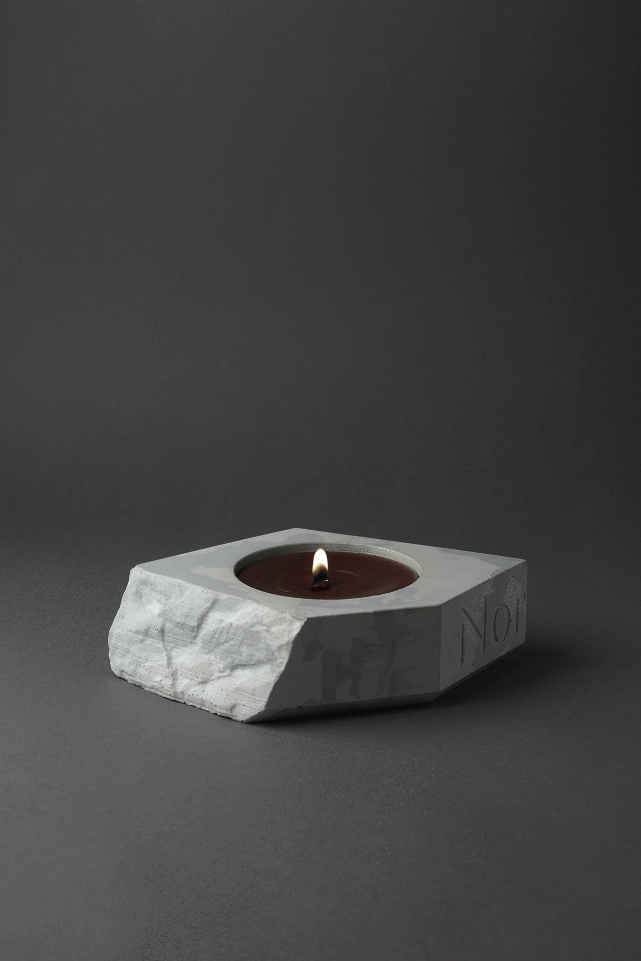 Recycled candle self-promotional gift - Noreste Studio