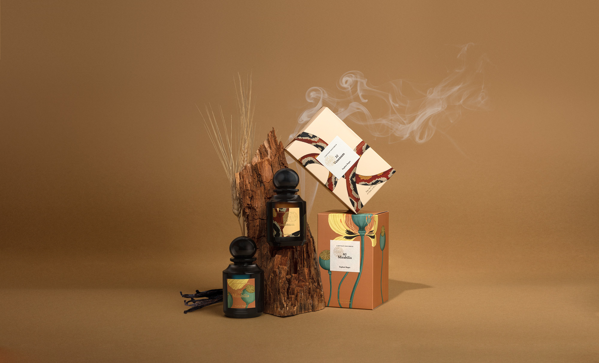 L'Artisan Parfumeur La Botanique fragrances packaging design - Noreste Studio